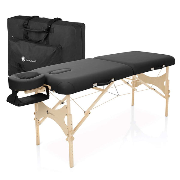 ZENGROWTH Massageliege Belverde 2.0 Schwarz 76 cm