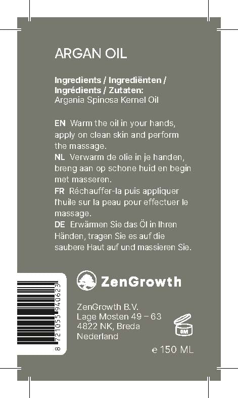 ZenGrowth 100 % kaltgepresstes Bio-Arganöl 150 ml