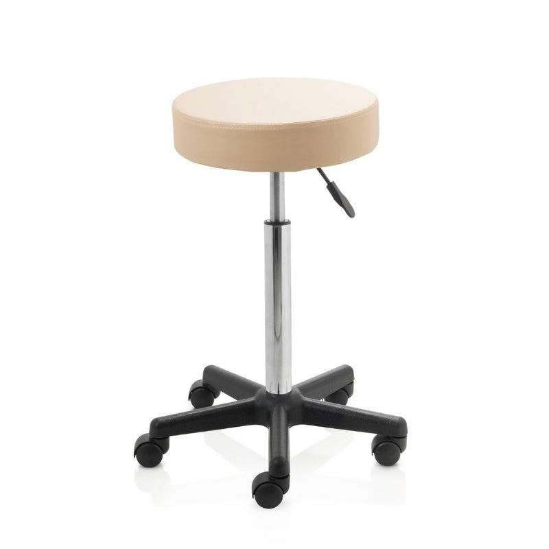 ZenGrowth Tabouret Beige mit Kunststoffgestell