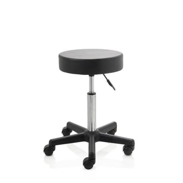 ZenGrowth Tabouret Schwarz mit Kunststoffgestell