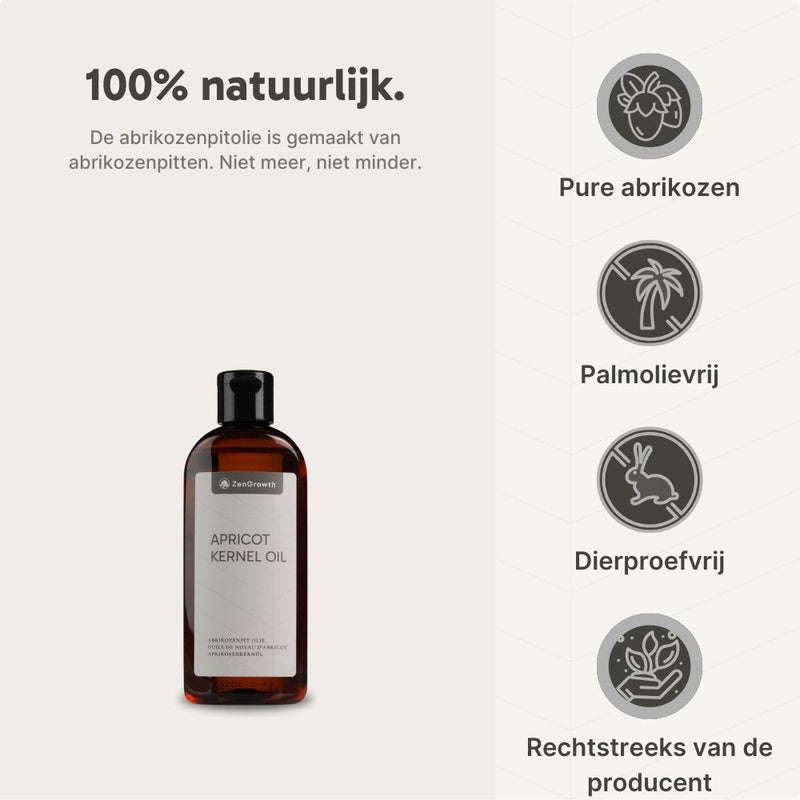 ZenGrowth 100% Natürliche Aprikosenkernöl 150ml