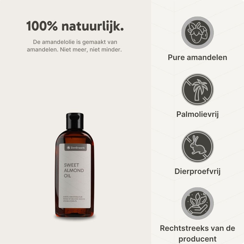 ZenGrowth 100% Natürliche Süßmandelöl 150ml