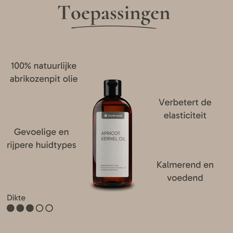 ZenGrowth 100% Natürliche Aprikosenkernöl 150ml