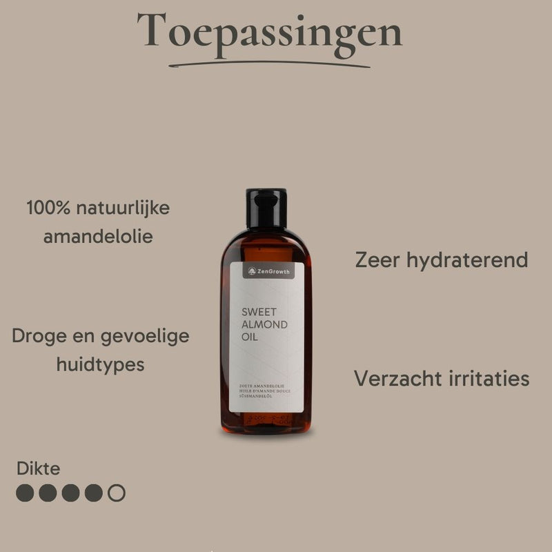 ZenGrowth 100% Natürliche Süßmandelöl 150ml